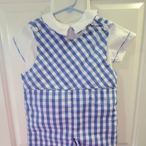 18M Marco & Lizzy Gingham Romper